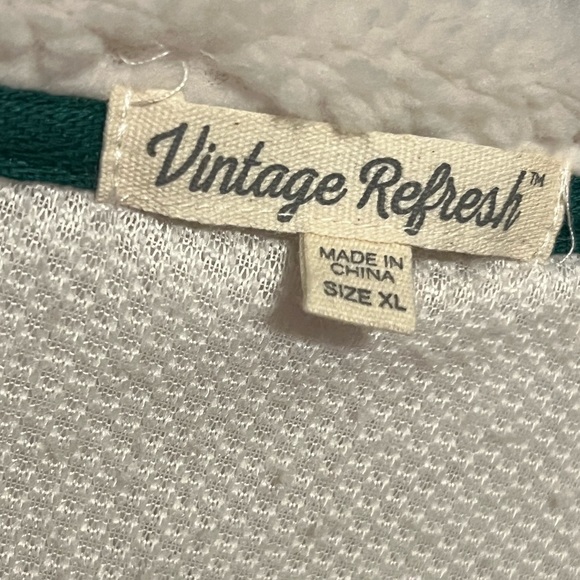 Sz XL Cream Sherpa Christmas Holiday Glitter Candy Canes - Picture 5 of 6